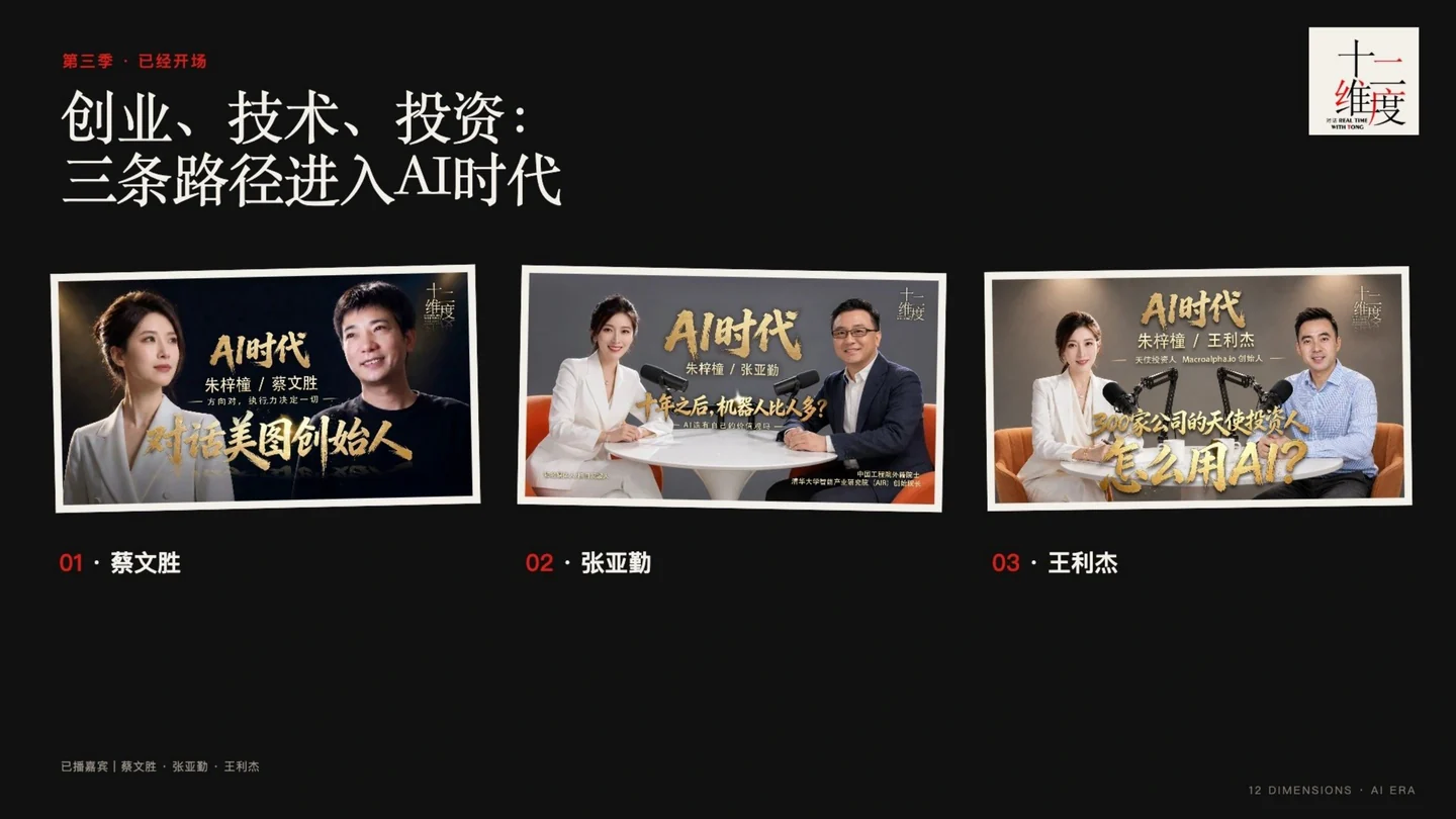 蔡文胜 · 张亚勤 · 王利杰
