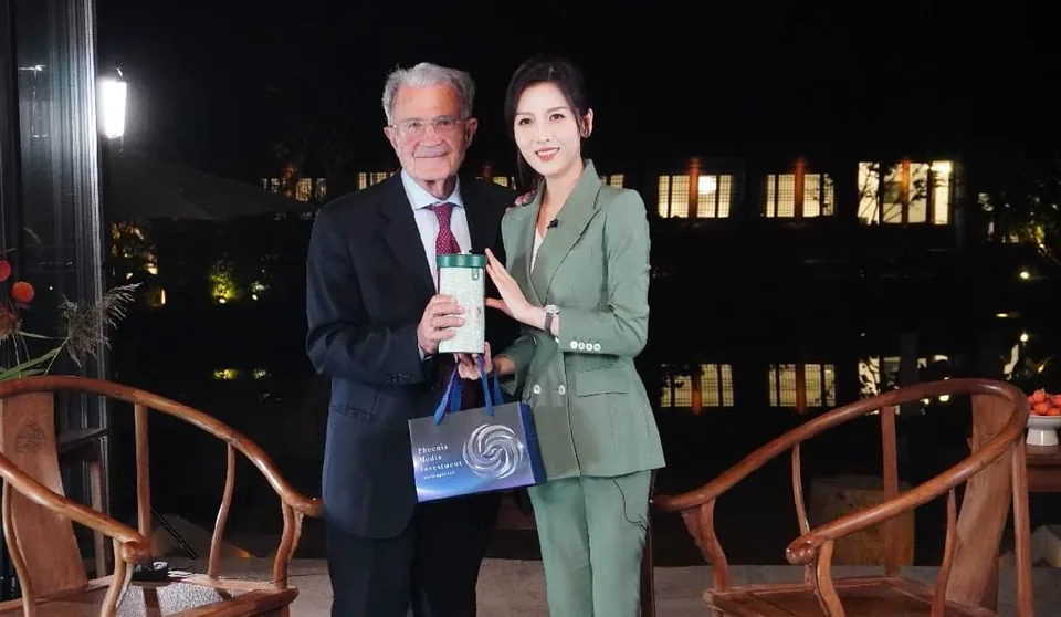 朱梓橦与罗马诺·普罗迪对话